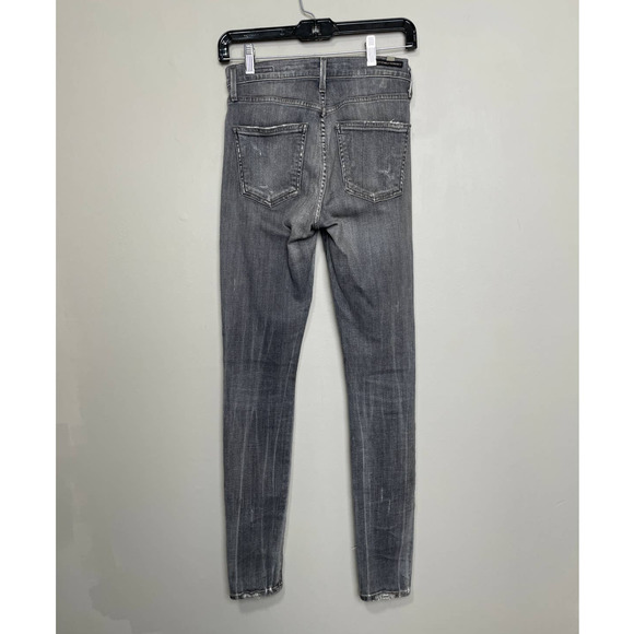 Citizen's of Humanity Distressed Rocket High Rise Skinny Jeans Gray 26 - Picture 2 of 9